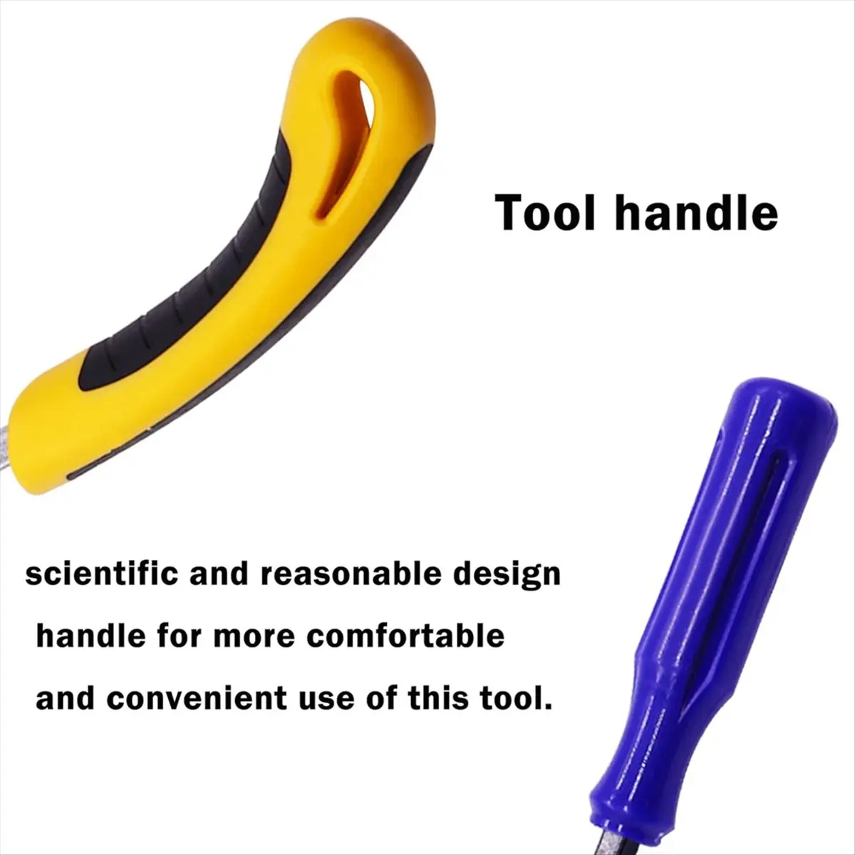 SALE AA63 Staple Remover,Upholstery and Construction Staple Puller Tack-Lifter Tool Heavy Duty Carpet Remover,Yellow+Blue