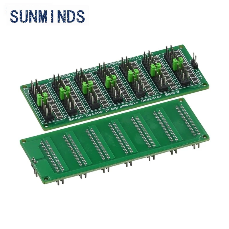 Programmable Eight Decade Resistor Board 0.1R-9999999.9R 0.1-9.9999999MR (0-10MS) Step Accuracy 0.1R 1/2 W SMD Resistance Module