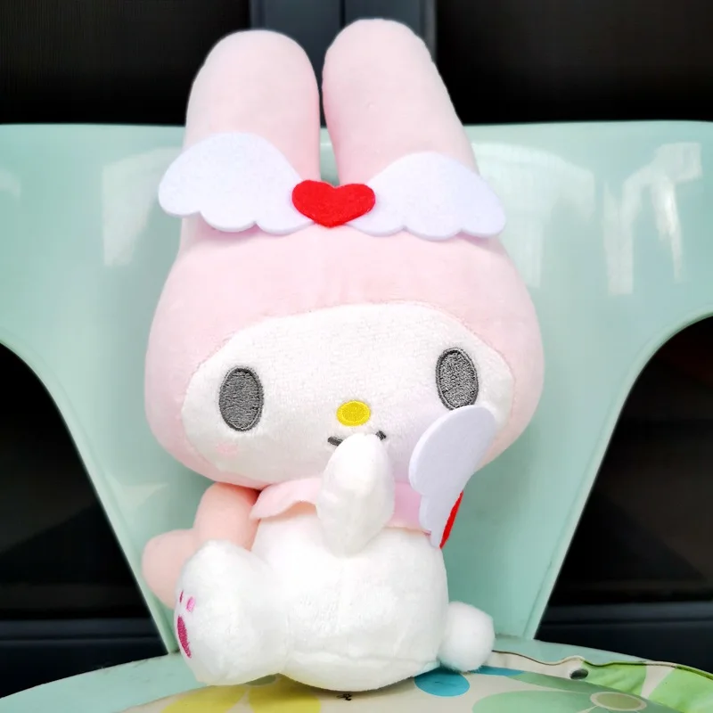 My Melody-peluches de animales de peluche para niños, muñeco suave de dibujos animados, regalo de cumpleaños de Anime, Original, auténtico, ángulo de 20cm