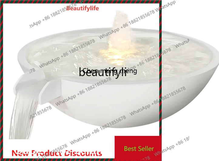 Flowing Water Ornaments Waterscape Fountain Water Bowl Circulating Waterfall Pond Pool Can Be Customized