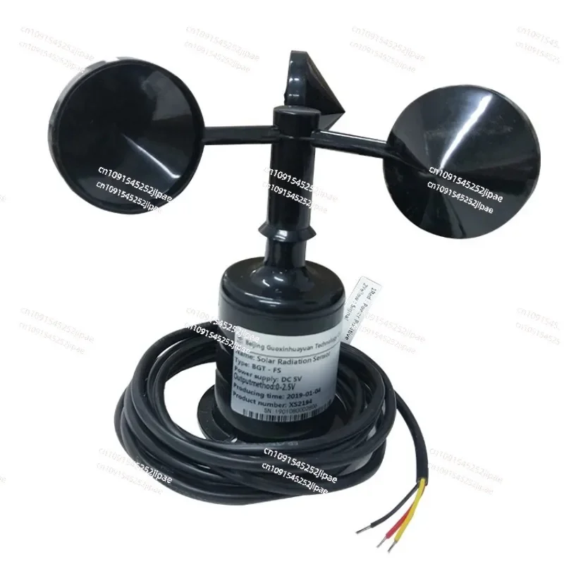 

Wind Speed and Direction Sensor Measuring Instrument High Precision Transmitter RS485 Pulse Three Cup Wind Speed Testing Instrum