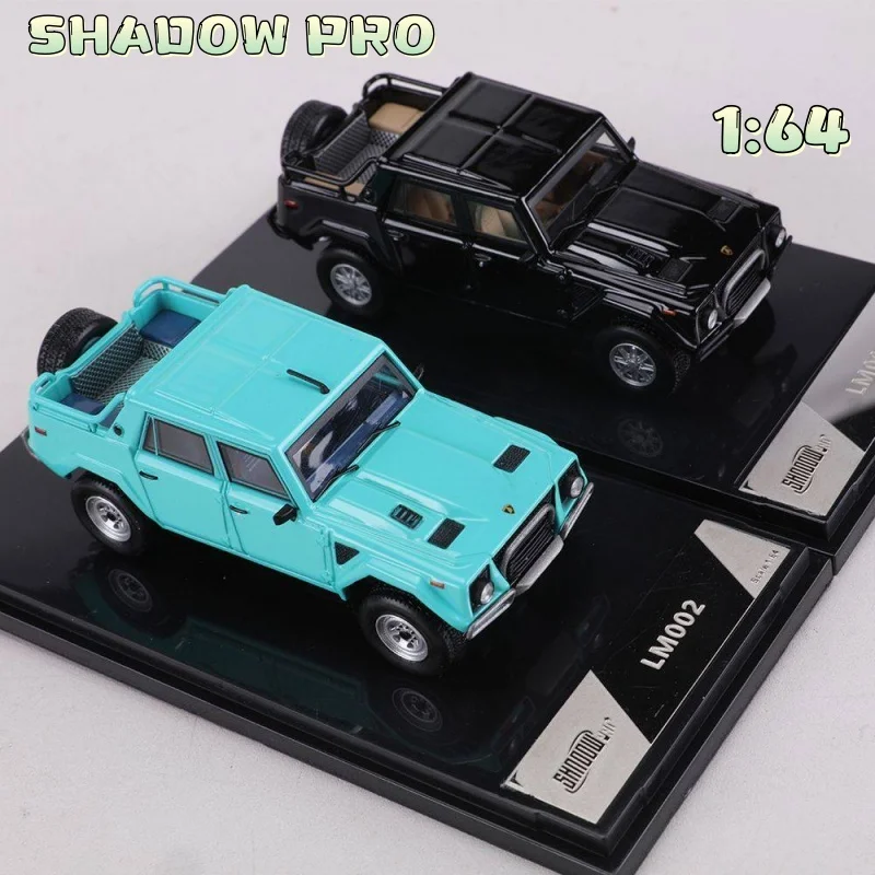 shadow-pro-在庫あり-1-64-lm002-ピックアップトラック-合金ダイキャストミニチュアシミュレーションカーモデル、大人の装飾品、男の子のおもちゃ