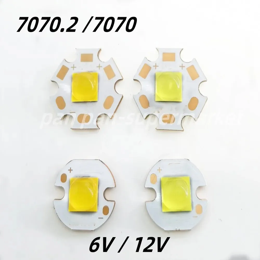 Epileds 7070 20W 12V 6V Led replace MKR XHP70 XHP50 LED Emitter 6500K 3000k  LED Chip