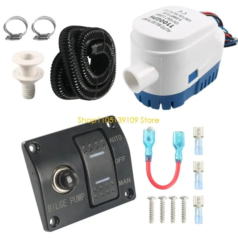 Automatic Two Speed Bilge 750LPH 1100LPH Easy Installation Boat Drainage