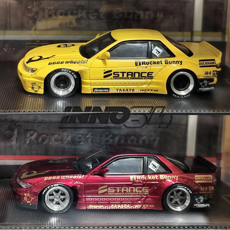 1-64s13-rocket-bunny-v2-style-first-edition-1-alloy-die-cast-miniature-realistic-car-collectible-model-for-boys-to-collect