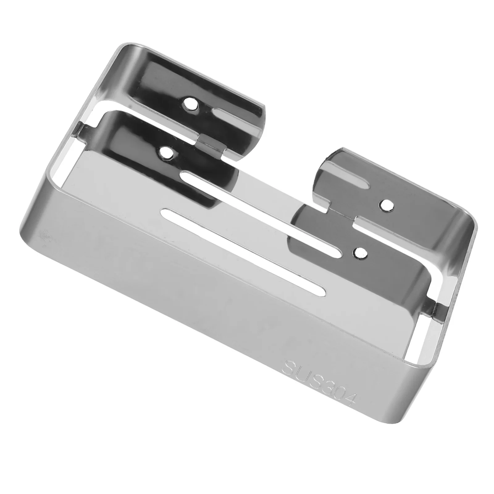 

Stainless Steel Soap Holder Dish for Shower Wall No Punching 304 Grade Bath Mount Box Drainage Holes for Soap Sponges Brushes