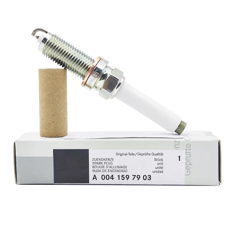 Vela de ignição de platina 4 unidades A0041597903 SILZKFR8E7S 90654 para Mercedes Benz E260 S400L ML320 GLC300 0041597903 peças automotivas