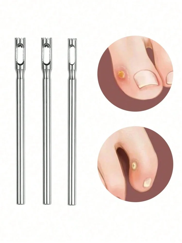 Stainless Steel Pedicure Drill Bit Clavus Corn Remover Medical Cuticle Cutter For Pedicure Drill Rotary Burr Bit Foot Care Tools