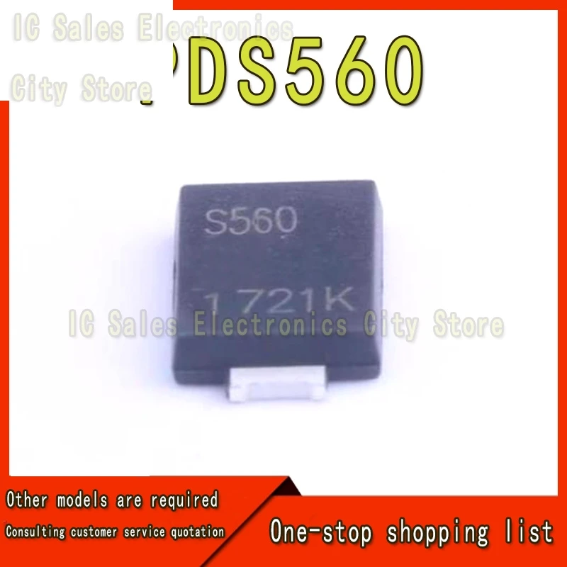 Piezas original POWERDI5 TO-100, PDS560, S560, 5A, 60V, Chip IC, venta al por mayor, 5-277 PDS560-13, nuevo