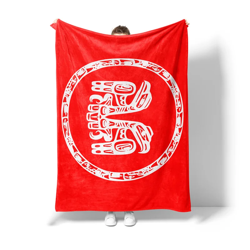 Gaslight Gatekeep Girlboss Haida Throw Blanket for Women Men Girls Boys Kids Pets Dogs Cats Couch Sofa