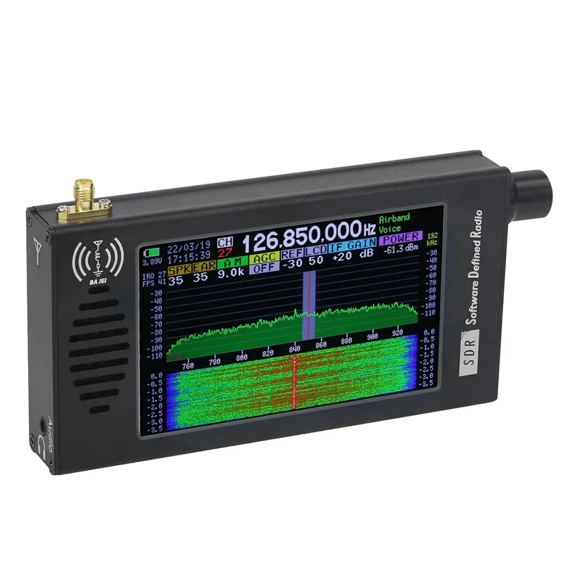 Receptor de rádio SDR Demodulação digital Receptor de rádio CW/AM/SSB/FM/WFM