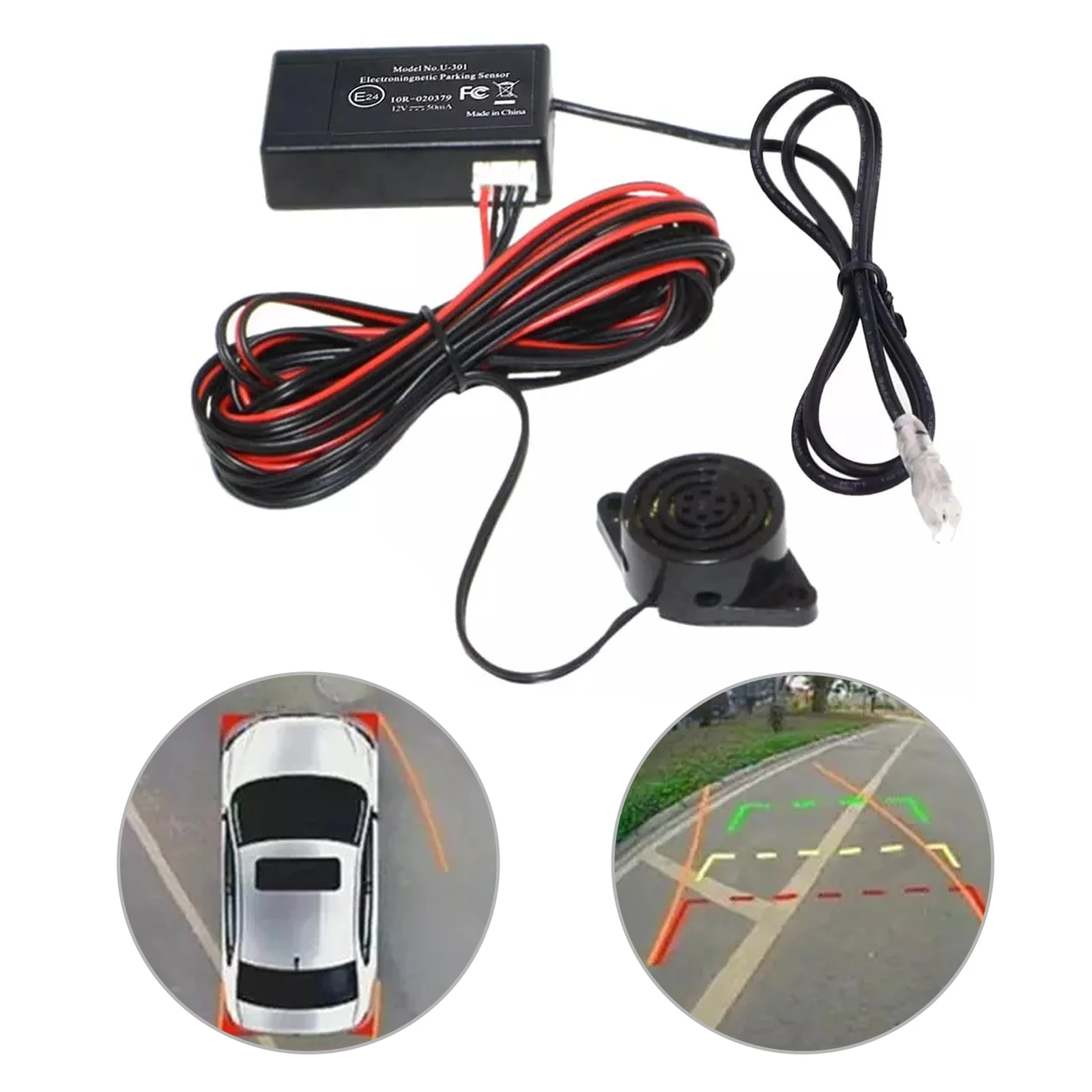 

Parktronic – Parking Sensor, 12V Electromagnetic Reversing Radar Detection System