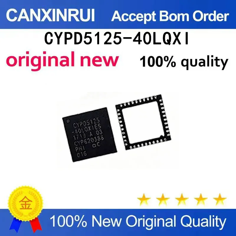 

(5pcs-100pcs)Brand new original QXIES CYPD5125-40LQXI CYPD5125 QFN40 spot chip IC