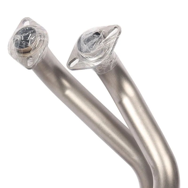 لكاواساكي نينجا 650 Z650 Z650RS 17-25 نظام العادم الكامل أنبوب عادم كاتم الصوت الأسود