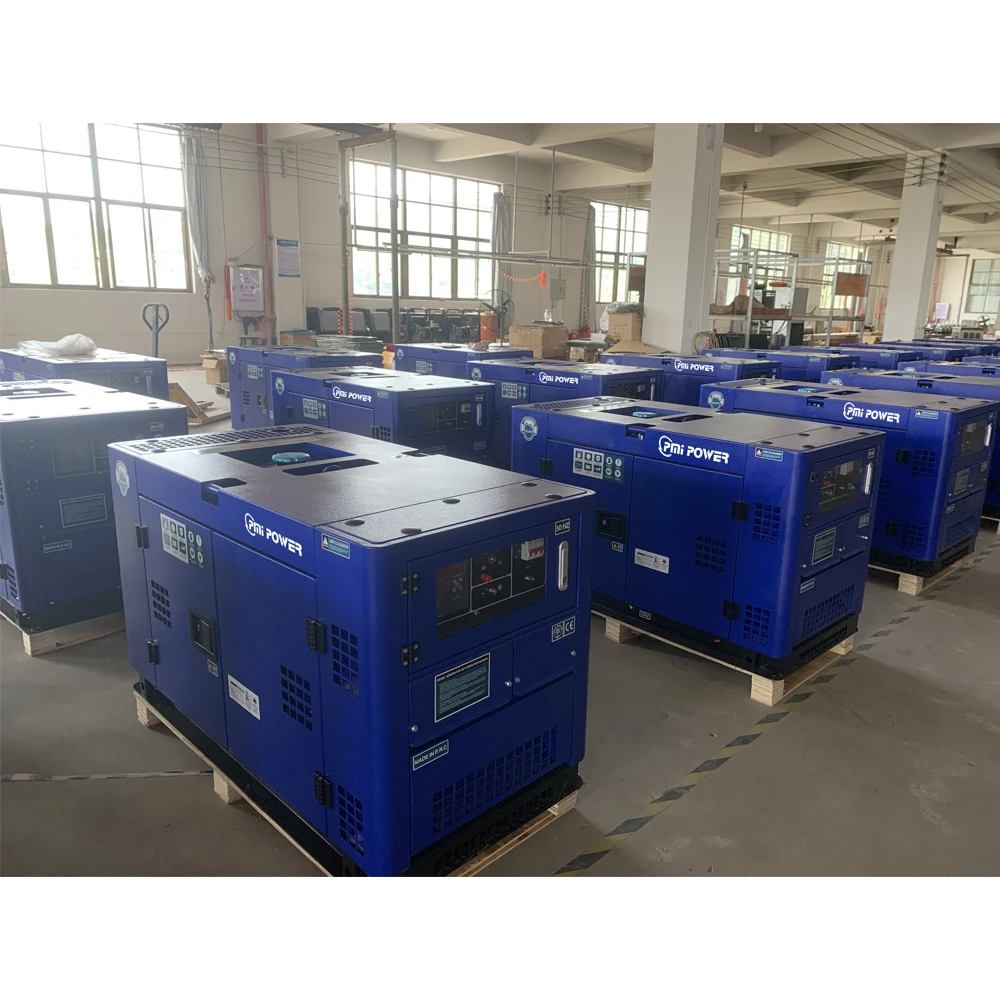 10kW Auto Start Open Type 12kVA Air Cooled One/Three Phase Open/Silent Type Portable  Diesel Generators