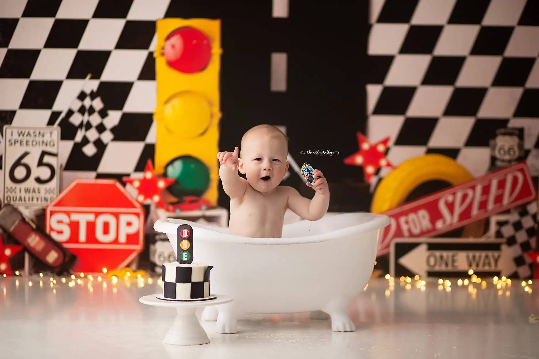 Need for Speed Car Race Backdrops Kids Boy Photography Props Birthday Cake Smash Decors Child Photocall Backgrounds