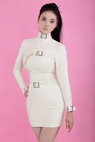 

100% latex Rubber Gummi White Dress, slim, beautiful, stylish, comfortable, party, role play xs-xxl 0.4 mm