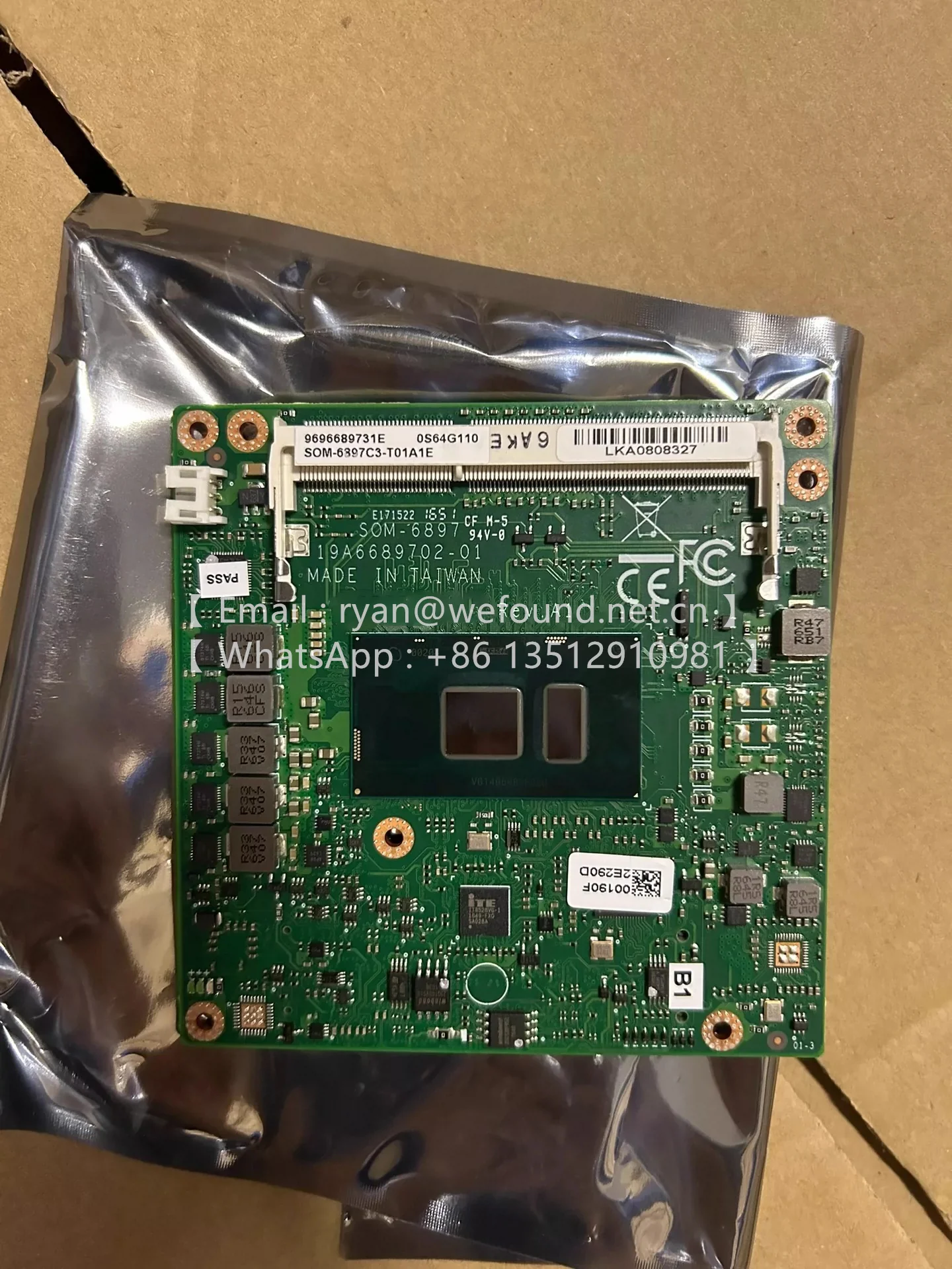 

SOM-6897 SOM-6897C5Z2-U4A1E SOM-6897C3-T01A1E/T02A1E/T03A1E Компьютерный модуль