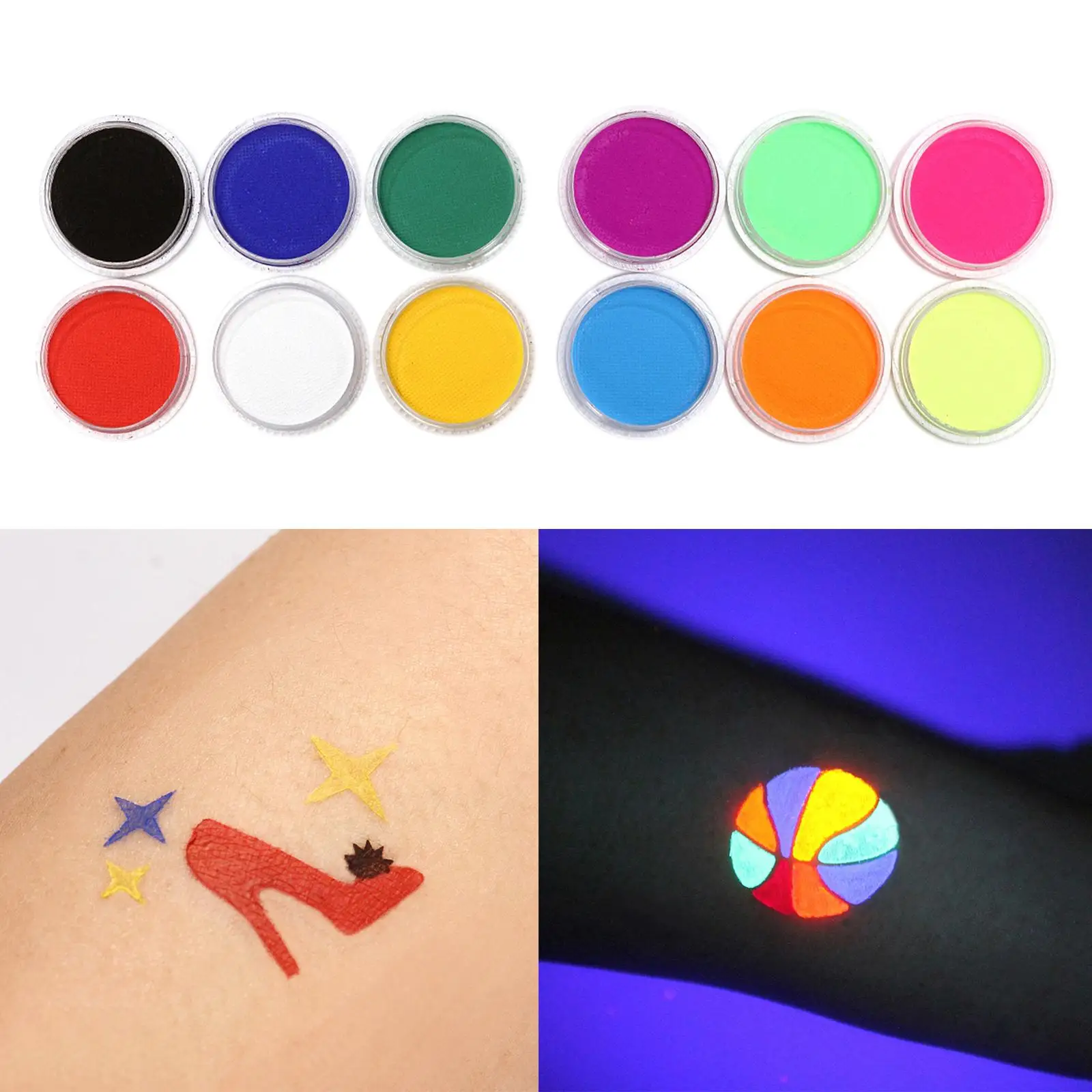 

Paint Kit 6 Painting Makeup for Adults , Artist Fancy Makeup Painting Kit