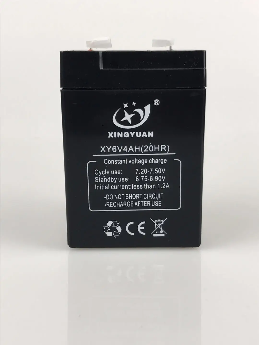 6V 4AH Battery Lead Acid Rechargeable Storage Batteries Power Supply for Children's Car Desk Lamp LED Lights Electronic Scales