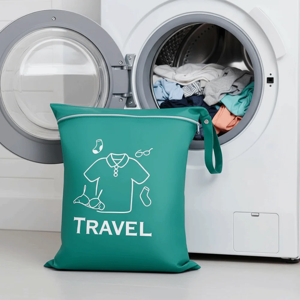 

Oxford Cloth Travel Clothing Storage Bag Large Capacity Waterproof Dirty Cloth Bag Washable Zipper Beach Clothes Organizer