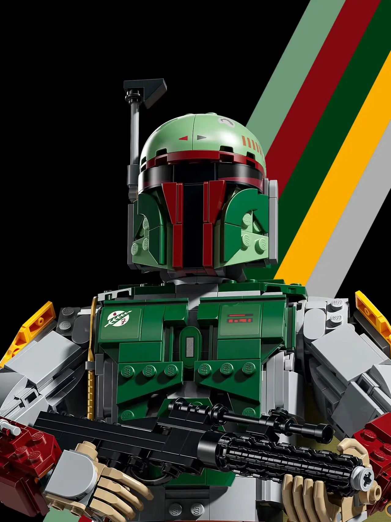 Boba Fett Große Actionfigur MOC Baustein-Modell 1544 Teile Sammlerstück Bausteine Spielzeug für Erwachsene Kinder Geburtstagsgeschenk – Detail 5