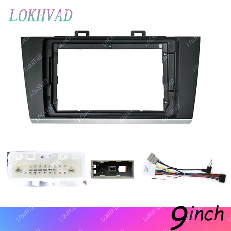 9 Inch Car Fascia Frame Adapter Android Radio Audio Dash Fitting Panel Kit For Subaru Outback 5 Legacy 6 2014 2017