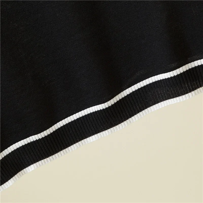 Verão manga curta o pescoço de malha camisola feminina pulôver casual camisola de malha feminina topos blusas mujer de moda 2025