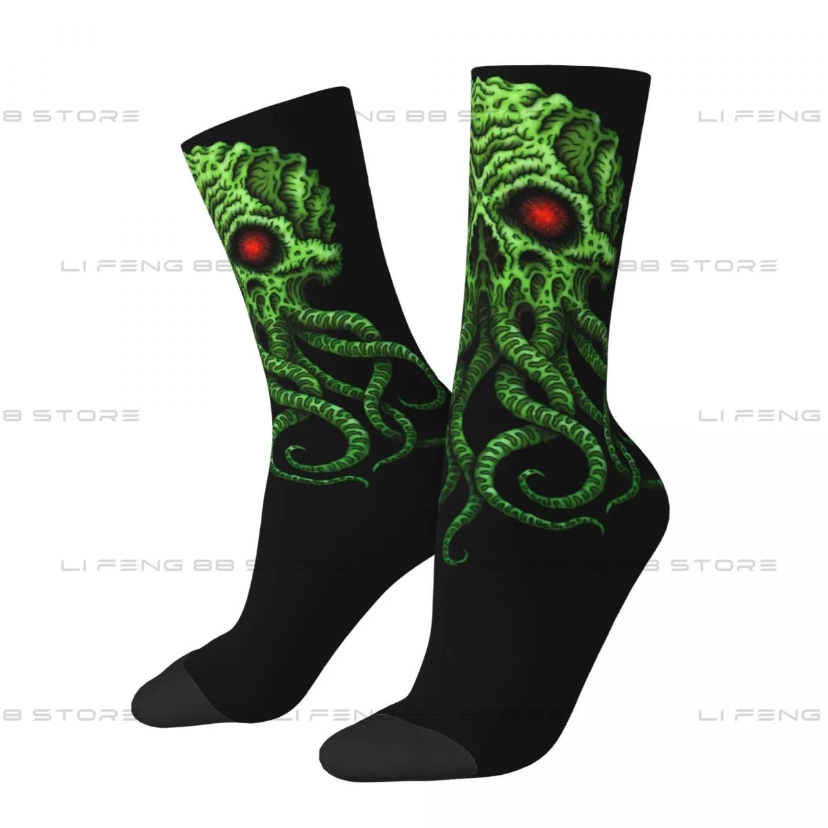 Cthulhu Lovecraft Cthulhu Skull Men Women Socks Outdoor Novelty Spring Summer Autumn Winter Stockings Gift