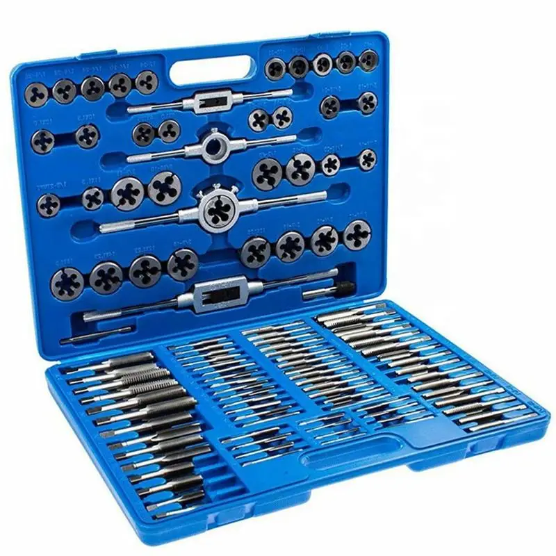 110 Pieces  Imperial Metric Tap And Die Combination Tool Set