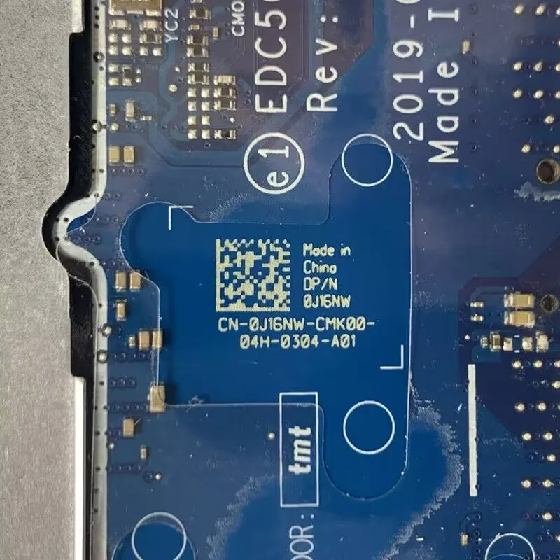 

Материнская плата для ноутбука DELL 5500 CN-0J16NW 0J16NW J16NW, материнская плата EDC50 LA-G901P с процессором SRF9Z I5-8365U, 100% полностью работает хорошо