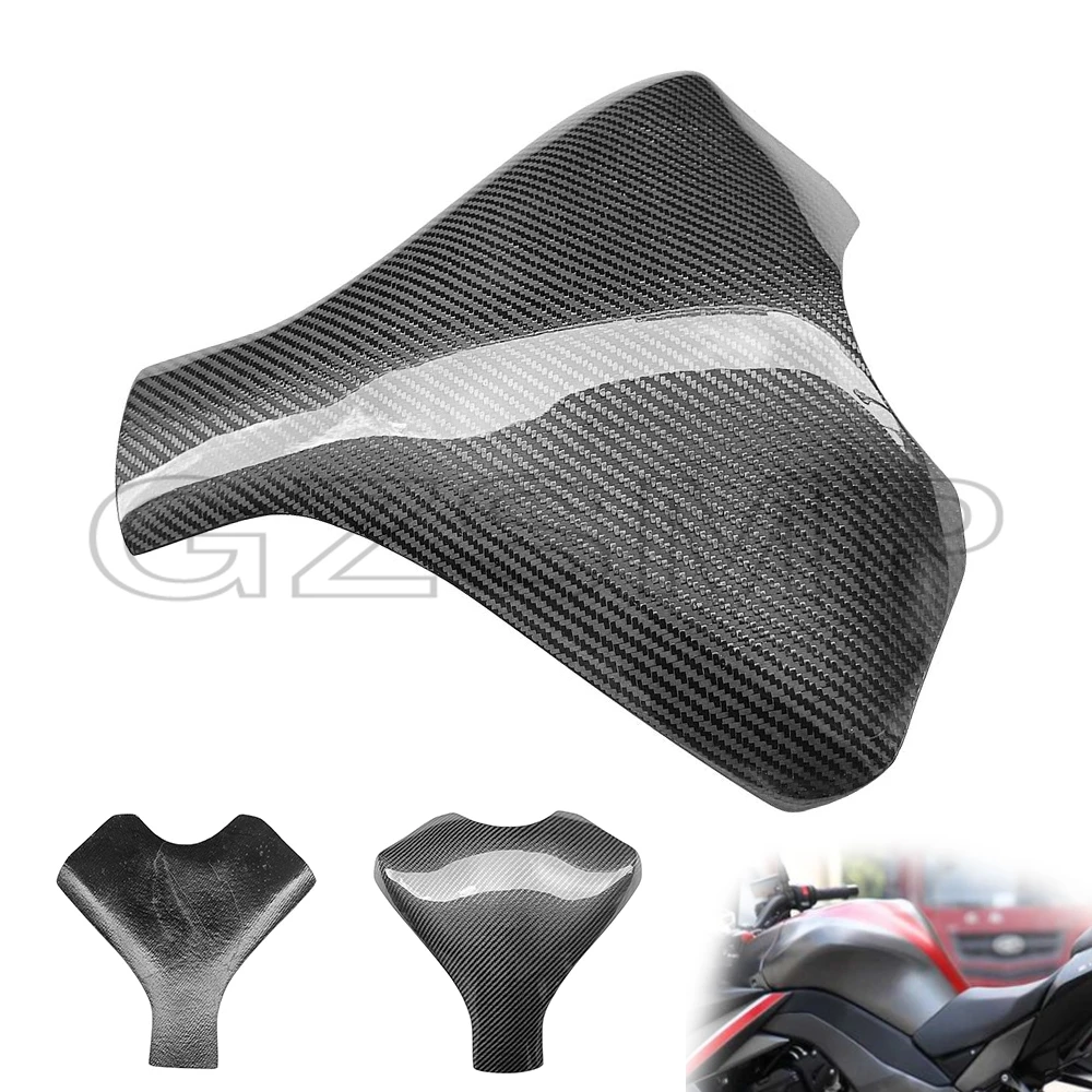 

Real Carbon Fibre Motorcycle Fuel Gas Tank Cover Protector Tank Guard Cowl fit for Kawasaki Z1000 Z 1000 2010 -2012 2011