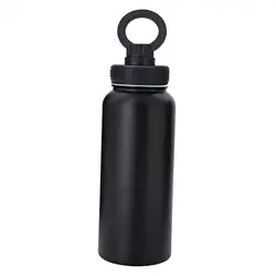 Insulated Water Bottle with Phone Holder 1000ml Leakproof Sports Water Bottle Drink Bottle for Office Trip Outdoor Gym Household