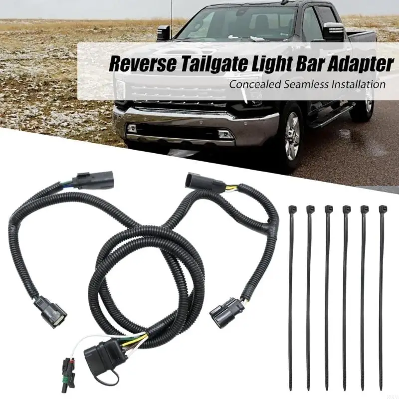 

529005 for 1500 2500 3500 Tailgate Light Bar Harness with Reverse Wire Replacement Automotive Accessories