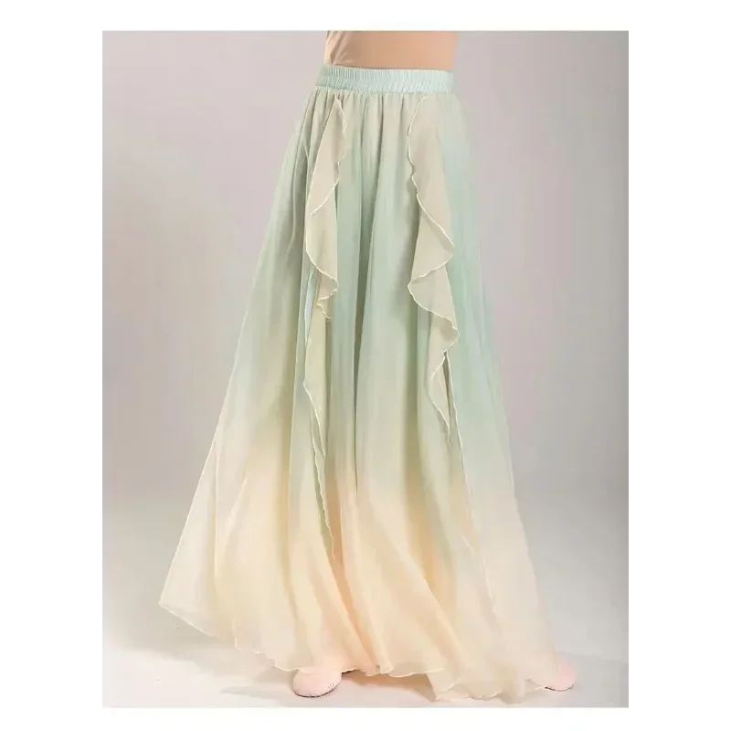 Classical dance costume fairy suit daily practice dress loose and flowing thin gauze Chinese dance performance costume