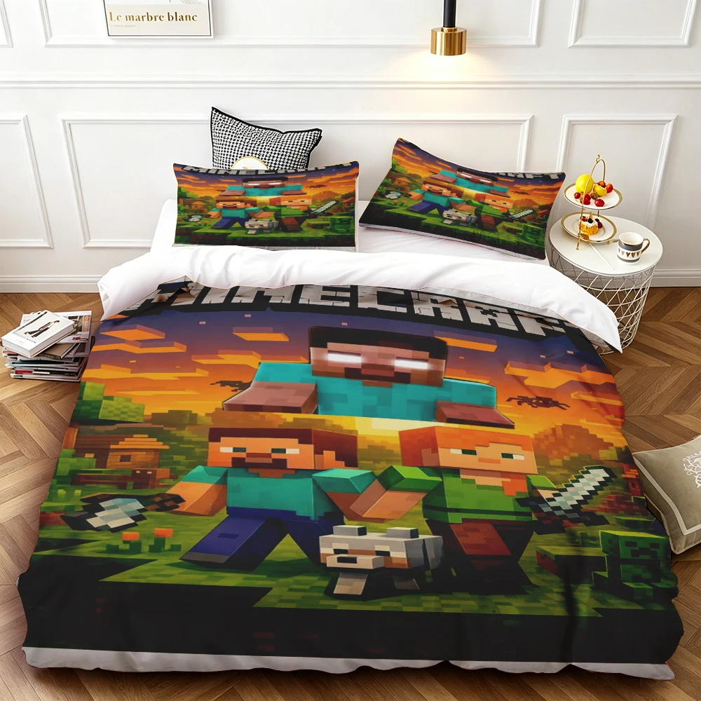 Set Penutup Selimut Minecraft  - Anime Merchandise Demon Slayer ulasan dan harga