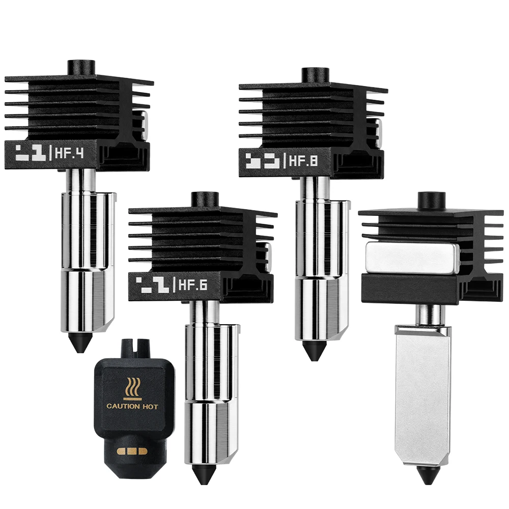 Für Bambu Lab P2S X2D High-Flow Hotend-Kit, einteilige Düse aus gehärtetem Stahl, Hot-End für Bambulab P2S 3D-Drucker Ersatzteile – Detail 8