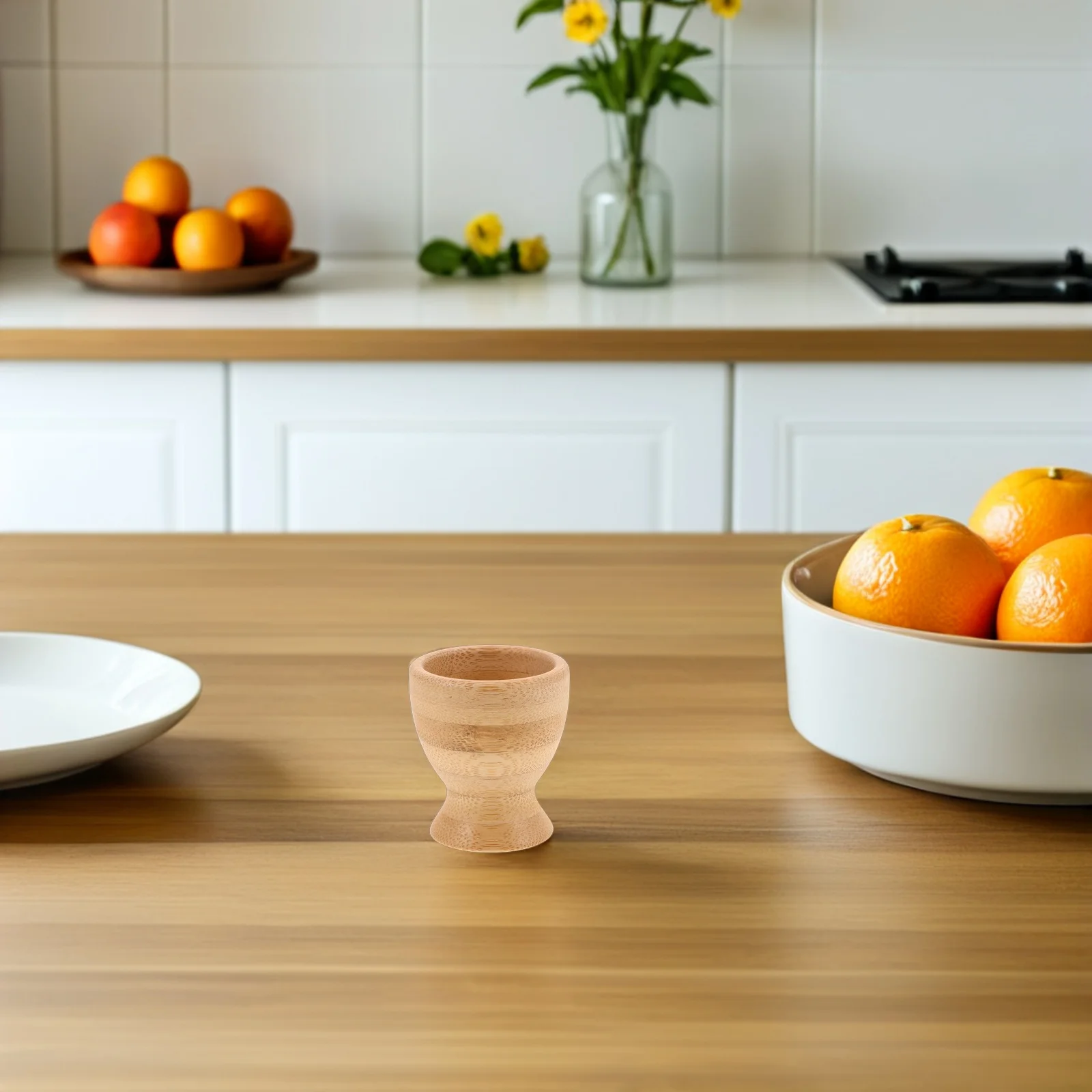 

Bamboo Tall Mini Glass Chinese Tasting Cup Wedding Party Home Use Wood Small Glasses Easy Clean Shot Glass Kitchen