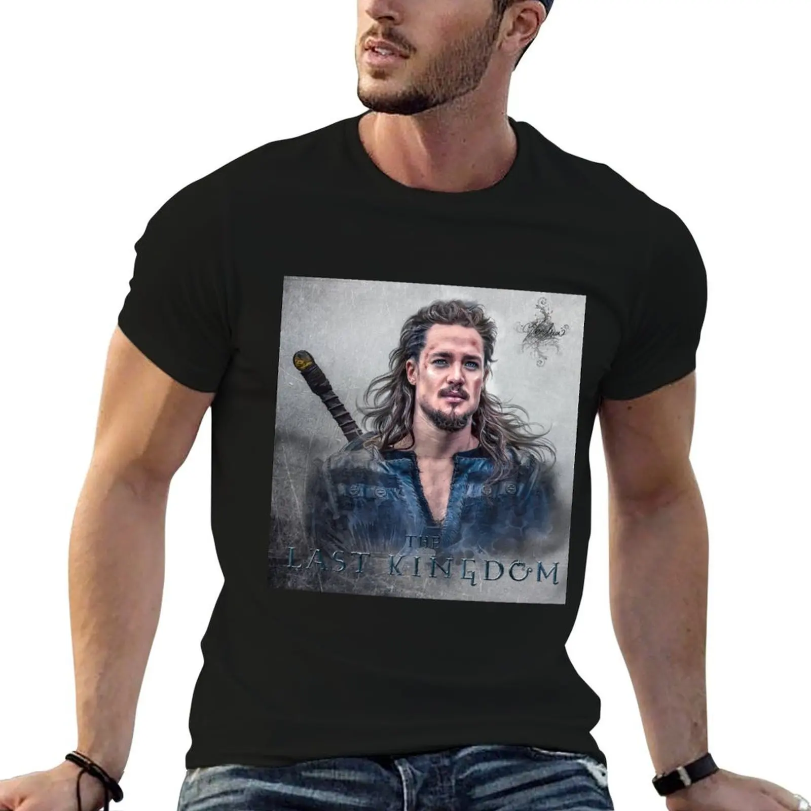 

the last kingdom uhtred T-Shirt t shirts for man cotton funny cotton t shirts man 100% t shirts for man pack cotton T-shirt