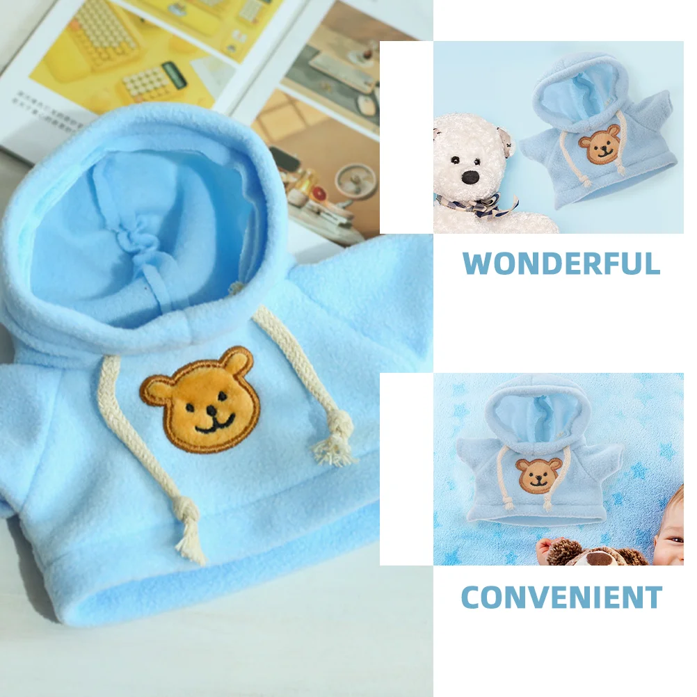 Bear Clothes for Decor Stuffed Plush Compact Shirt Decorative Costume Animal