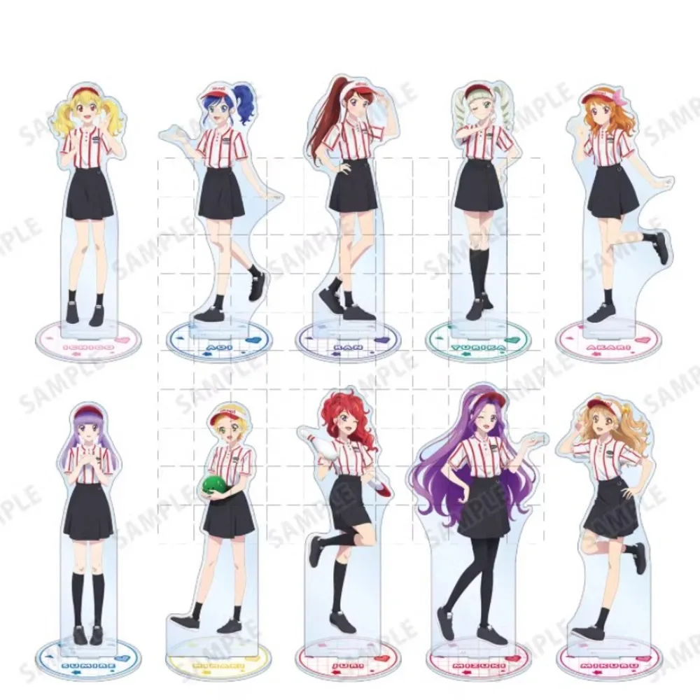 

Game Sakura Kitaoji Miyabi Fujiwara Sumire Hikami Ichigo Hoshimiya Acrylic Stand Doll Anime Figure Model Cosplay Toy For Gift