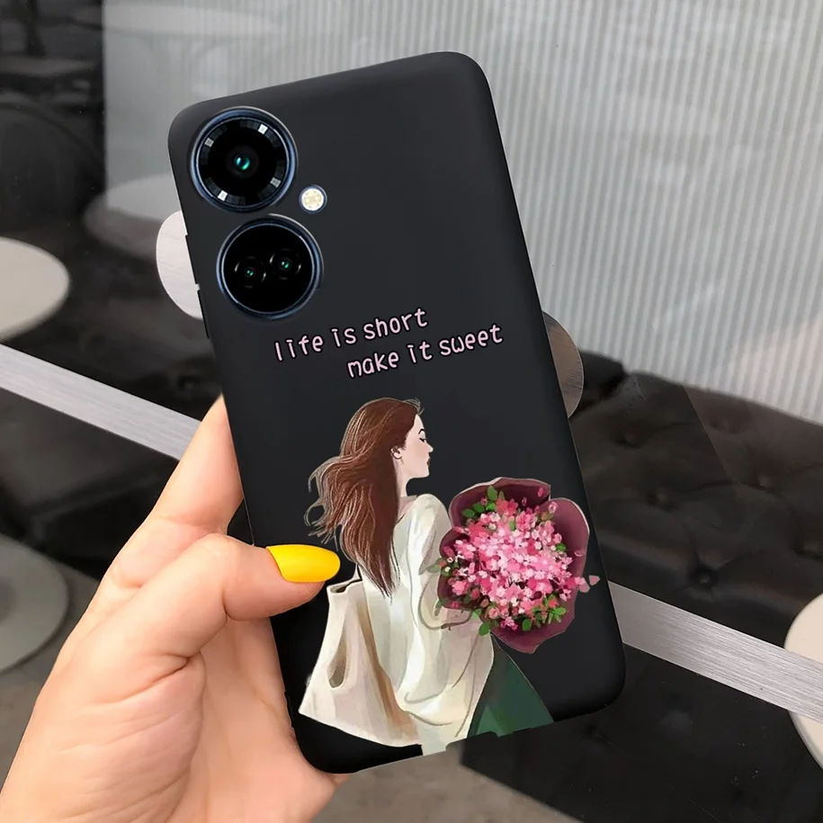 For Tecno Camon 19 Pro 5G Case Lovely Cartoon Patterns Cover Soft Silicone Funda For Tecno Camon 19 Neo Camon19 CI6n CH6i Bumper
