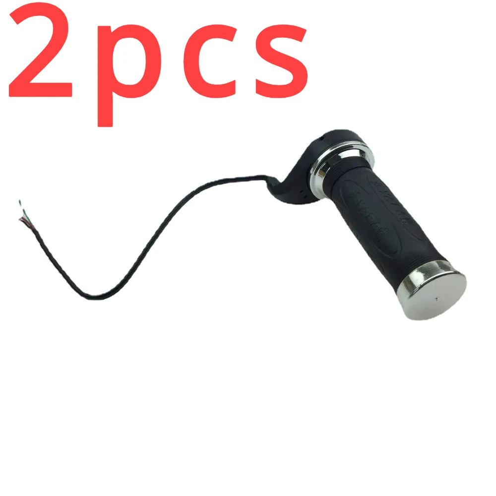 2pcs Electric Bicycle Motorcycle Tricycle Universal Throttle Turner Handle Accelerator