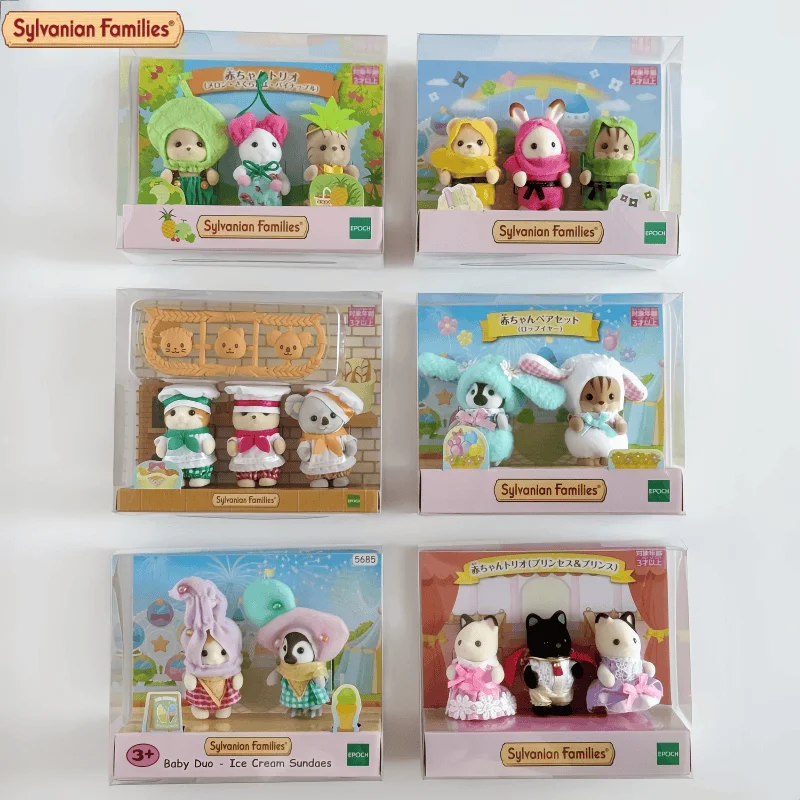 

Original Japan Sylvan Families Membership Limited Japanese Version Vegetable Fruit Burger Halloween Dress Dressing Team Of Three