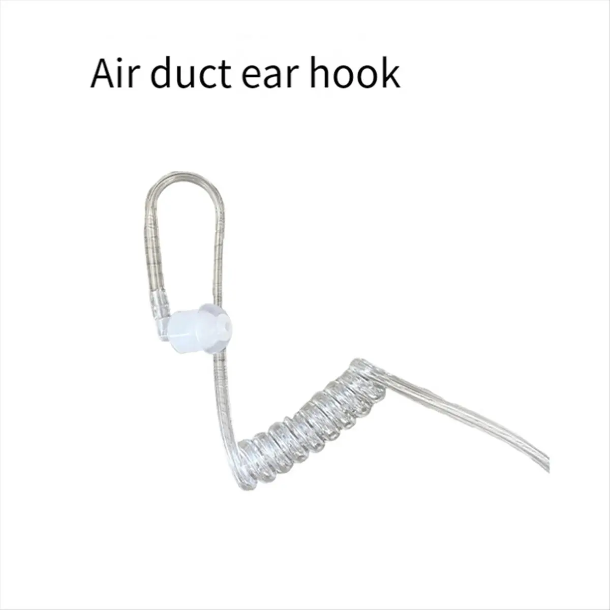 Swxf tubo de ar fone de ouvido microfone para gp328plus gp344 338plus 344 388 f22 f25 w5 kirisun walkie talkie