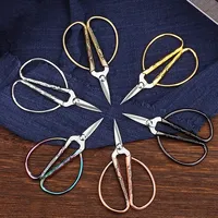 Mini Stainless Steel Sewing Scissors Retro Tailor Thread Embroidery Fabric Needlework Scissor Household Sewing Accessories