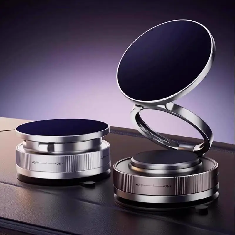 

Magnetic Car Phone Holder Vacuum-Suction Phone Mount Alloy Construction 2025 New Model Super Strong Magnetic Phone Holder