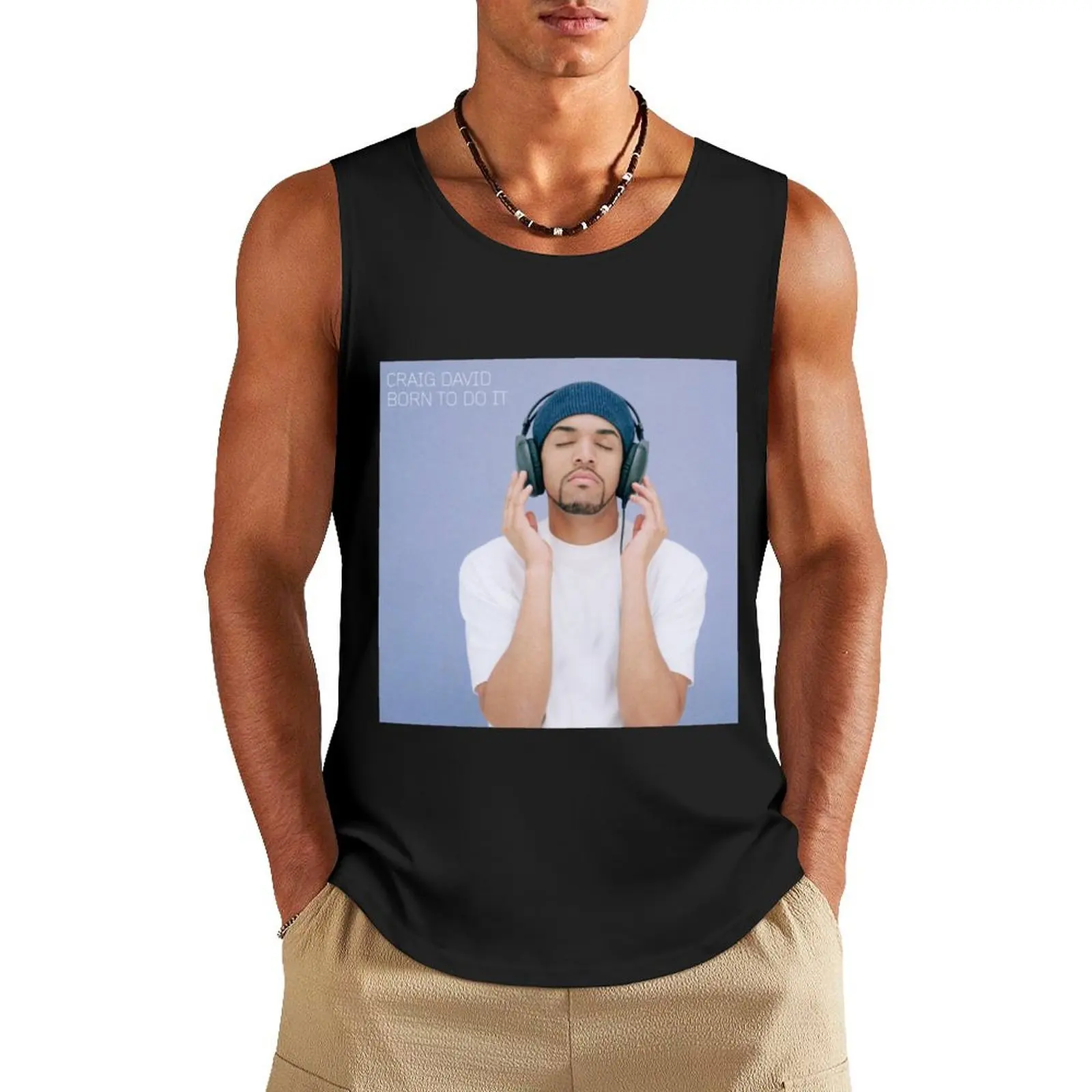 

Craig David born to do it (2) Tank Top Men's summer clothes 2025 Man clothes for gym
