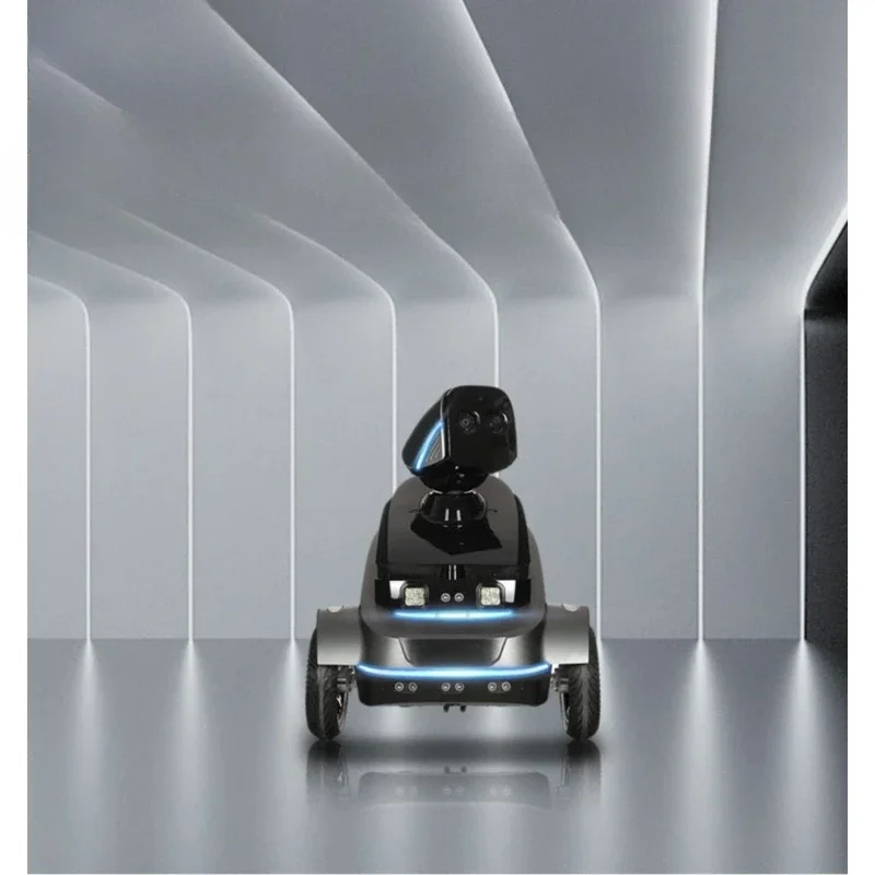 AI Indoor Security Patrol Robot – Autonomous Navigation, HD Vision, Instant Phone Alerts, Works with Alexa & Google Assistant
