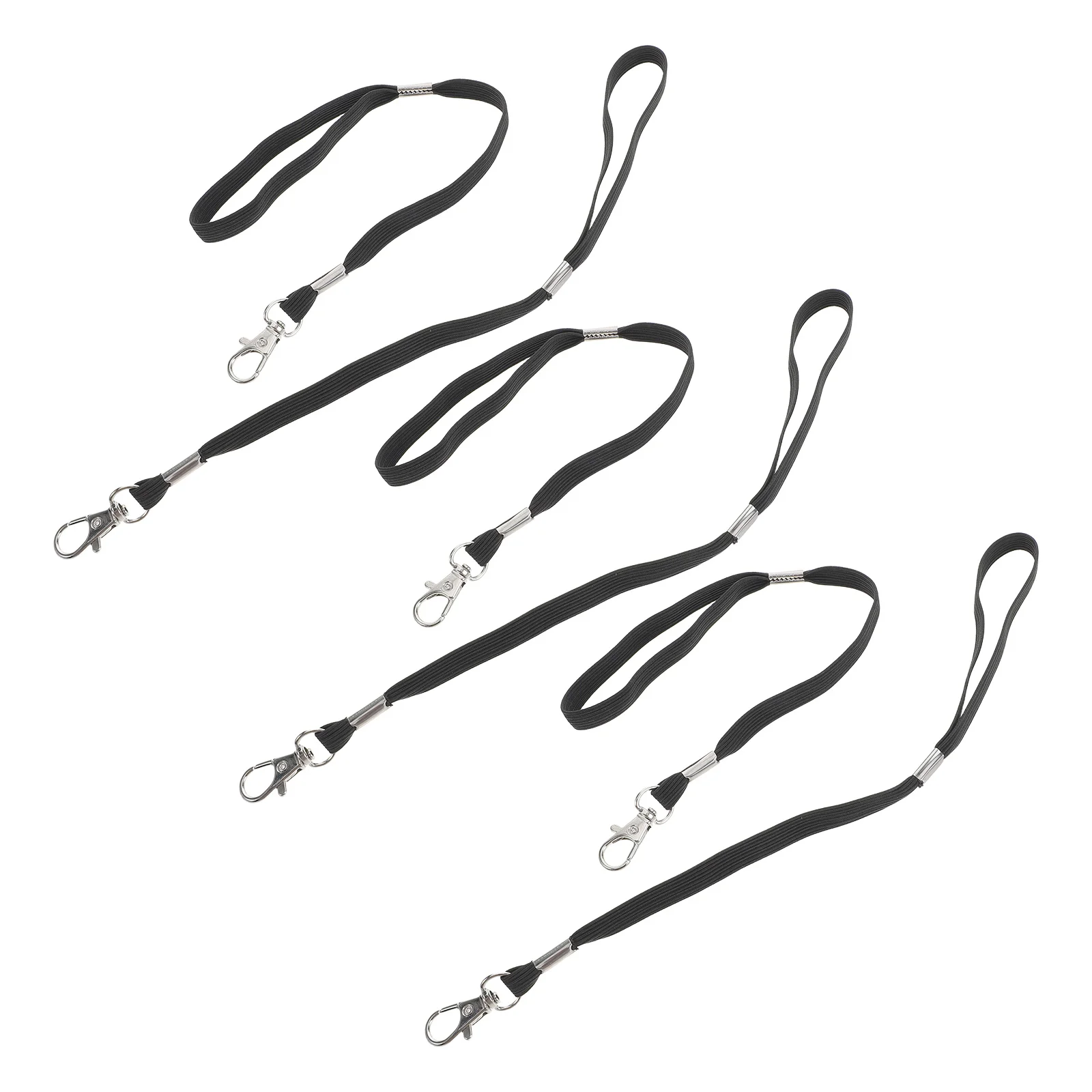 

6pcs Elastic Ski Glove Straps 20Cm Adjustable Mitten Clips Anti-Loss Wrist Leash For Winter Sports Snowboard Skiing